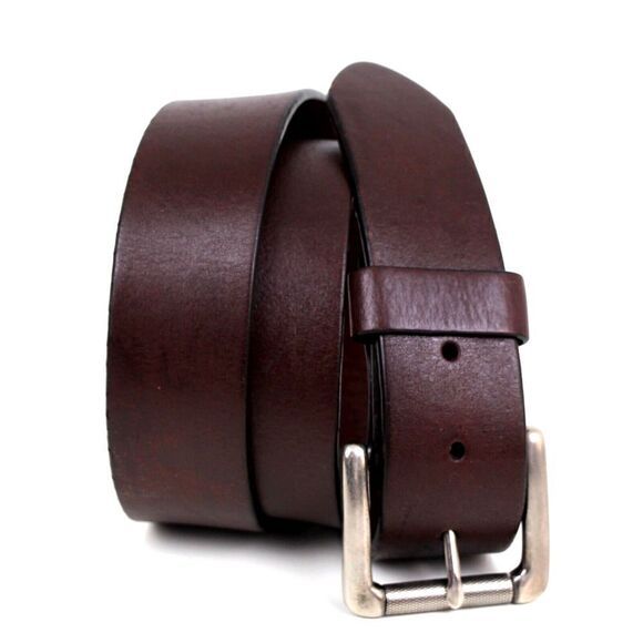 Bill Adler SADDLE BROWN GENUINE LEATHER 1.5"Wd DRESS CASUAL MEN'S BELT 36 (D35 - Picture 1 of 14